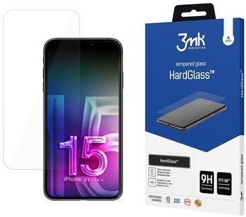 3MK SZKŁO HARTOWNE DO iPHONE 15 ZESTAW