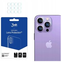 4x KOMPLETY 3MK SZKŁO NA APARAT do iPhone 15 PRO