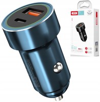 SZYBKA SAMOCHODOWA ŁADOWARKA USB i USB-C QC 3.0