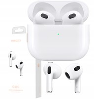 SŁUCHAWKI BEZPRZEWODOWE DOUSZNE PRO BLUETOOTH TWS Z MIKROFONEM KABEL RECCI