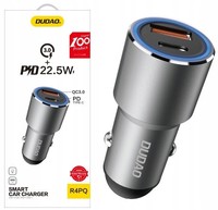 Ładowarka Samochodowa Szybka 2x USB i C - 22.5W QC