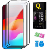 3 SZT SZKŁO HARTOWANE do iPhone 17 OCHRONA NA CAŁY EKRAN PEŁNE 9H