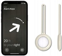 Silikonowe Etui Case Brelok Kluczy do Apple AirTag