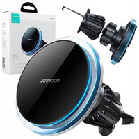 JOYROOM UCHWYT SAMOCHODOWY DO TELEFONU Z ŁADOWARKĄ 15W MAGNETYCZNYNA KRATKĘ