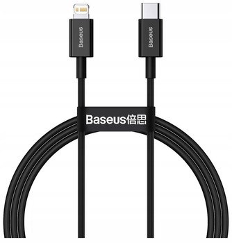 SZYBKI Baseus Kabel USB C Lightning 1m do iPhone