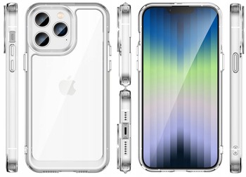 ETUI CASE ŻELOWE Z RAMKĄ OBUDOWA DO iPHONE 14 PRO