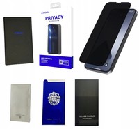 SZKŁO OCHRONNE SZYBKA PRYWATYZUJĄCE do IPHONE 14 13 13 PRO RECCI ZESTAW