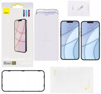 BASEUS 2x SZKŁO z filtrem BLUE do iPhone 13 MINI