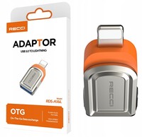 ADAPTER DO IPHONE LIGHTNING DO OTG USB 3.0 RECCI