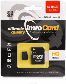 Karta Pamięci MICROSD 128GB MICRO SD CL10 ADAPTER