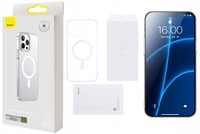 ETUI CASE Z MAGSAFE BASEUS + SZKŁO DO IPHONE 13